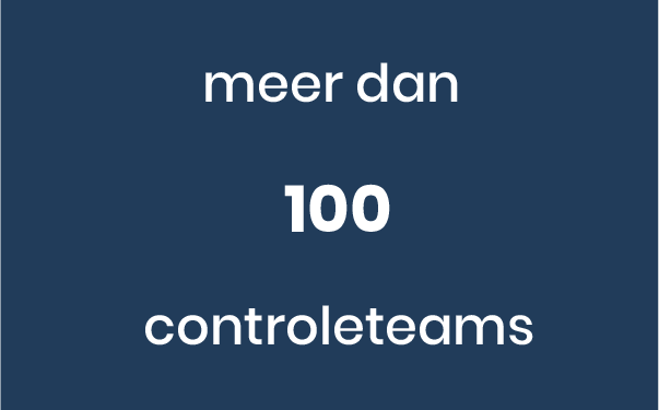 Meer dan 100 controleteams