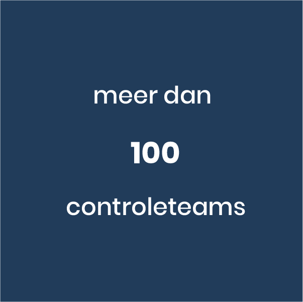 Meer dan 100 controleteams